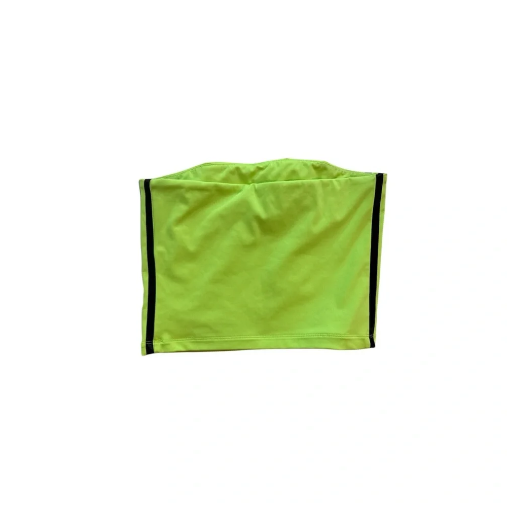 Adidas Bright Green Strapless Top - Picture 4 of 6